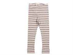 MarMar rose/grey leggings modal stripes